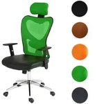 Profi-B&uuml;rostuhl Atlanta, Chefsessel Drehstuhl Schreibtischstuhl, Kunstleder ~...