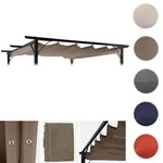 Ersatzbezug 320x250cm f&uuml;r Dach Pergola Pavillon HWC-C42 3x3m ~ taupe-braun