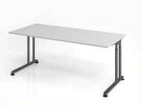 Betzold Schreibtisch VZS, h&ouml;henverstellbar, Tisch & Schreibtisch, Holzdekor: grau