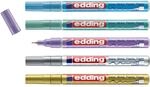 edding Glanzlack-Marker, 5er-Set, Farbe: metallic special, Strichbreite: 0,8 mm