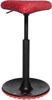 Topstar Hocker &bdquo;Dynamic&ldquo;, Stoffbezug: rot meliert CV1