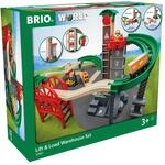 Brio World Gro&szlig;es Lagerhaus-Set mit Aufzug, Eisenbahn