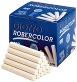 ROBERCOLOR-Kreide, rund, 100 St&uuml;ck, Farbe: wei&szlig;