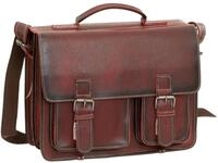 GREENBURRY Lehrertasche &bdquo;Nuvamo ", Farbe: weinrot