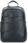 Piquadro Vibe Daypack Leder 42.5 cm Laptopfach schwarz TAS010041
