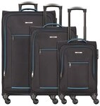 Nowi Sevilla 4 Rollen Kofferset 3-teilig blau 81100-sz-blau
