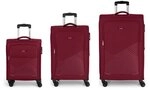 Gabol Juego 4 Rollen Kofferset 3-teilig rot TAS020398