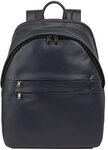 DuDu New York Daypack Leder 41 cm Laptopfach blau TAS041016