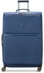 Delsey Paris Turenne Soft 4 Rollen Trolley 83 cm mit Dehnfalte blau TAS027032