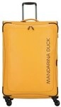 Mandarina Duck Eco Coated 4 Rollen Trolley XL 83 cm mit Dehnfalte gelb TAS017744