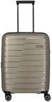 Travelite Air Base 4 Rollen Kabinentrolley 55 cm mit Dehnfalte goldfarben TAS049246