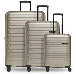 Pactastic Collection 04 THE THREE SET + 4 Rollen Kofferset 3-teilig mit Dehnfalte