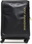 Mandarina Duck Eco Coated 4 Rollen Trolley XL 83 cm mit Dehnfalte schwarz...