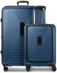 Redolz Essentials 14 4-Rollen Kofferset 2 tlg. Laptopfach mit Dehnfalte blau