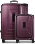Redolz Essentials 14 4-Rollen Kofferset 2 tlg. Laptopfach mit Dehnfalte rot...
