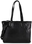 Plevier Catz Aktentasche RFID Schutz Leder 43 cm Laptopfach schwarz TAS083272