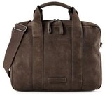 Marc O'Polo Aktentasche Leder 37 cm Laptopfach braun TAS062385
