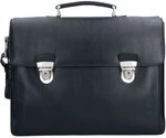 Picard Toscana Aktentasche Leder 42 cm Laptopfach schwarz 8787-001