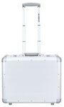Alumaxx 2 Rollen Businesstrolley 37 cm Laptopfach silberfarben 45163