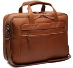The Chesterfield Brand Wax Pull Up Aktentasche Leder 44 cm Laptopfach braun