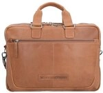 The Chesterfield Brand Wax Pull Up Aktentasche Leder 40 cm Laptopfach braun