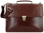 Leonhard Heyden Cambridge Aktentasche Leder 40 cm Laptopfach braun LHD-905251-0