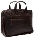 The Chesterfield Brand Wax Pull Up Aktentasche Leder 44 cm Laptopfach braun