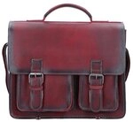 Greenburry Aktentasche Leder 39 cm rot 1128-NB-26