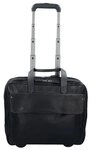 Harold's Ivy Lane 2 Rollen Businesstrolley Leder 36 cm Laptopfach schwarz 282025-01