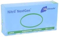Meditrade Nitril NextGen Labor-Handschuhe, puderfrei blau (100 St&uuml;ck) Gr. L 1283-L