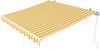 Gelenkarmmarkise Easy 3,5x2,5 m, gelb-weiß (Block) | paramondo