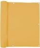 Balkonbespannung | wasserdicht / Polyester, 500x90 cm, gelb | JAROLIFT Balkon