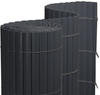 PVC Sichtschutzmatte | 140x900 cm (2-teilig), grau | JAROLIFT Sichtschutz /