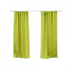 Vorhang mit Kräuselband | verdunkelnd 140 x 245cm, hellgrün | 1er Pack |...