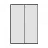 Easy Fliegengitter-Magnetvorhang für Türen | 100x210 cm, schwarz | JAROLIFT