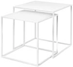 blomus Fera Set - 2 Beistelltische (White) White 66198