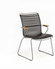 Houe Click Stuhl mit Armlehne - hohe Rückenlehne schwarz 10812-2018