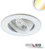 ISOLED LED Einbauleuchte Sunset Slim68 weiß, rund, 9W, 1800-2800K, Dimm-to-warm