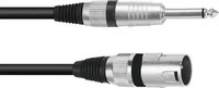 OMNITRONIC Adapterkabel XLR(M)/Klinke mono 10m sw