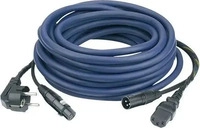 DAP-Audio FP08 - Schuko/XLR F - IEC/XLR M - Audio/Strom 10 m