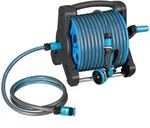 Mobile Schlauchtrommel Basic 30 m - Blau, Grau