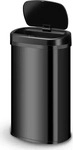 Juskys 300636, Juskys Rechteckiger M&uuml;lleimer mit Sensor Schwarz