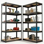 Lagerregal Basic 2er bis 8er Set 180 x 90 x 40 cm - Grau