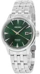 Seiko Men's SRPE15J1 Presage Green Dial Watch