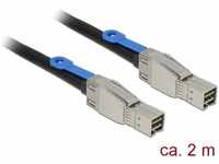 Delock 83395, Delock Kabel Mini SAS HD SFF-8644 zu Mini SAS HD SFF-8644 2 m