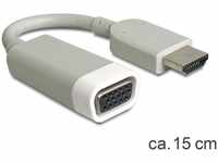 Delock 65469, Delock 65469 - Adapter HDMI-A Stecker zu VGA Buchse, 15 cm