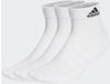 adidas HT3441, adidas C SPW ANK 3 Paar Low-Top-Sneaker Socken weiß/schwarz, L,