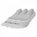 Nike Everyday Lightweight Trainings-Footie-Socken Damen (3 Paar) wei&szlig;/schwarz - S