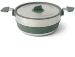 Sea to Summit Detour Pot ? Zusammenfaltbarer 3L Campingtopf mit Edelstahl - Laurel