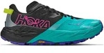 HOKA ONE ONE W SPEEDGOAT 7 Damen Trailrunningschuh Black/Electric Aqua - 42.5